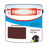 Denny's Plastic Paint For Windows Colour- Panel Oxide Brown - Weatherproof Fade-Safe Upvc