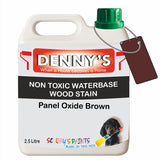Denny's Stain Paint For Decking Colour- Panel Oxide Brown - Anti-Slip Weatherproof Nourish