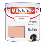 Denny's Tile Paint For Kitchen Tile Colour- Panel Rose - Wipe-Clean Grease-Resistant Refresh