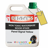 Denny's Stain Paint For Fences Colour- Panel Signal Yellow - Weatherproof Uv-Safe Protect