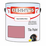 Denny's Tile Paint For Bathroom Tile Colour- Panel Softline Rose - Moistureproof Easy-Clean Makeover