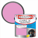 Denny's Chalk Paint For Furniture Colour- Passion Romance Magenta - Matte Scuffproof Refresh