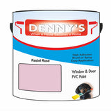 Denny's Plastic Paint For Windows Colour- Pastel Rose - Weatherproof Fade-Safe Upvc