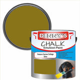 Denny's Chalk Paint For Furniture Colour- Pasture Canvas Cottage Olive - Matte Scuffproof Refresh