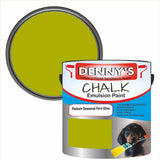 Denny's Chalk Paint For Walls Colour- Pasture Seasonal Fern Olive - Matte Wipe-Clean Coverage