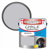 Denny's Chalk Paint For Walls Colour- Pebble Slate Grey - Matte Wipe-Clean Coverage