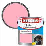 Denny's Chalk Paint For Ceilings Colour- Peony Blossom Petal Pink - Matte Stain-Hide Ceiling