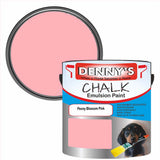 Denny's Chalk Paint For Furniture Colour- Peony Blossom Pink - Matte Scuffproof Refresh