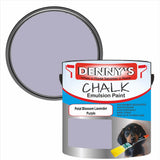 Denny's Chalk Paint For Walls Colour- Petal Blossom Lavender Purple - Matte Wipe-Clean Coverage