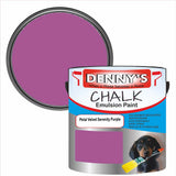 Denny's Chalk Paint For Walls Colour- Petal Velvet Serenity Purple - Matte Wipe-Clean Coverage