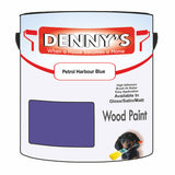 Denny's Wood Paint For Decking Colour- Petrol Harbour Blue - Anti-Slip Weatherproof Durable