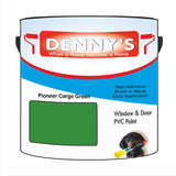 Denny's Plastic Paint For Windows Colour- Pioneer Cargo Green - Weatherproof Fade-Safe Upvc