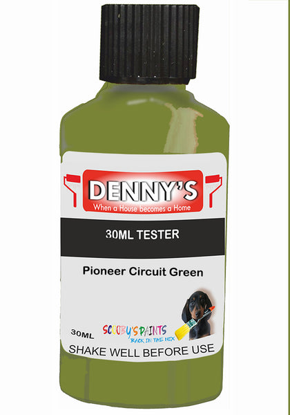 Denny's Chalk Paint For Furniture Colour- Moss Mint Thyme Green - Matte Scuffproof Refresh
