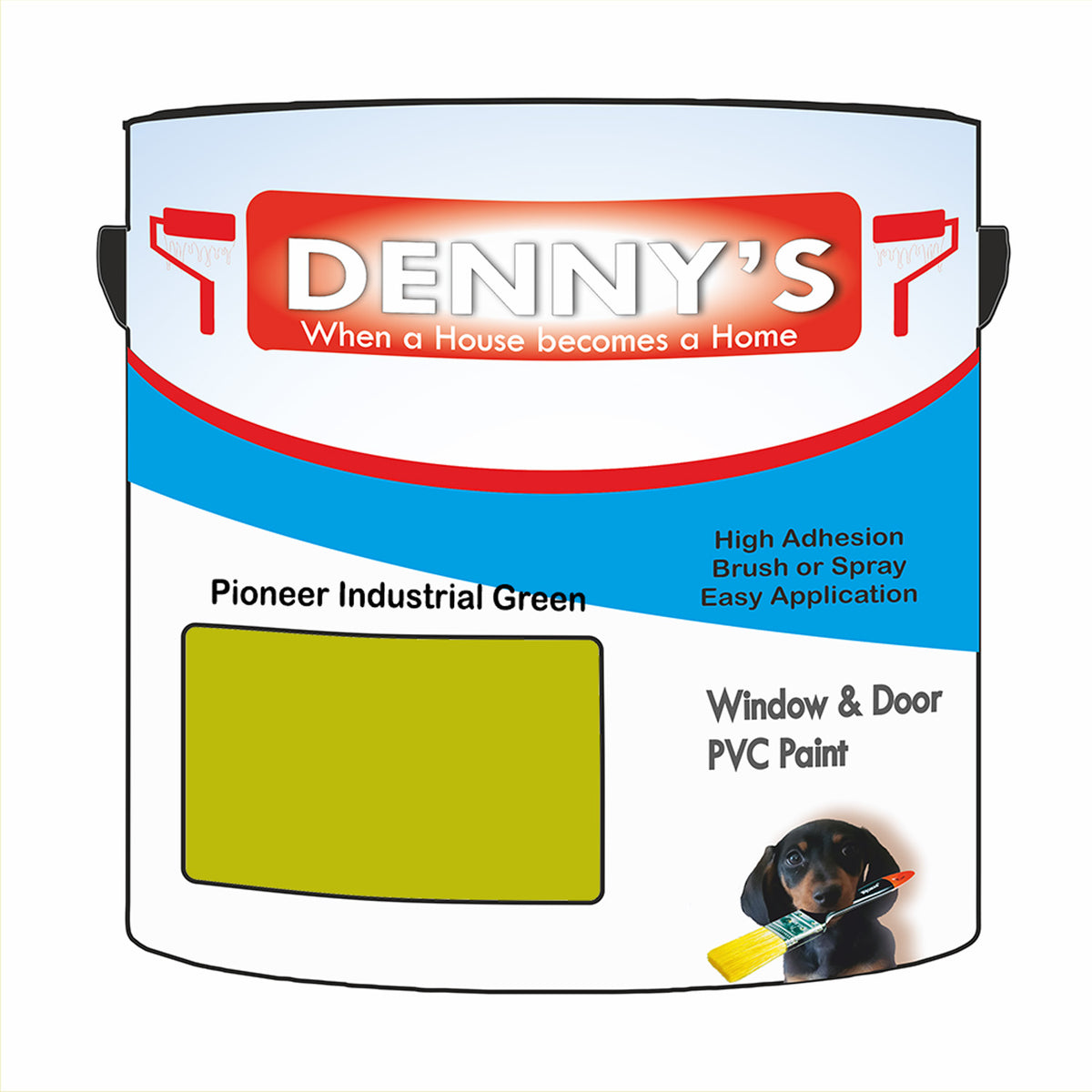Denny's Plastic Paint For Pipes Colour- Pioneer Industrial Green - Che ...