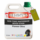 Denny's Stain Paint For Fences Colour- Pioneer Olive - Weatherproof Uv-Safe Protect