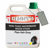 Denny's Stain Paint For Fences Colour- Pipe Ash Grey - Weatherproof Uv-Safe Protect