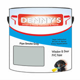 Denny's Plastic Paint For Windows Colour- Pipe Smoke Grey - Weatherproof Fade-Safe Upvc