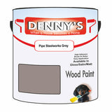 Denny's Wood Paint For Decking Colour- Pipe Steelworks Grey - Anti-Slip Weatherproof Durable