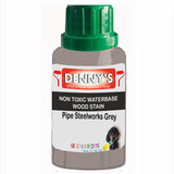 Denny's Stain Paint For Sheds Colour- Pipe Steelworks Grey - Weatherproof Uv-Safe Nourish