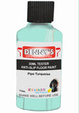 Denny's Floor Paint For Grip Coating Colour- Pipe Turquoise - Anti-Slip Hardwearing Safe