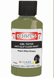 Denny's Floor Paint For Grip Coating Colour- Plant Alloy Green - Anti-Slip Hardwearing Safe