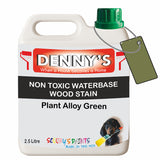 Denny's Stain Paint For Fences Colour- Plant Alloy Green - Weatherproof Uv-Safe Protect