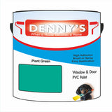 Denny's Plastic Paint For Windows Colour- Plant Green - Weatherproof Fade-Safe Upvc