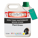 Denny's Stain Paint For Fences Colour- Plant Green - Weatherproof Uv-Safe Protect