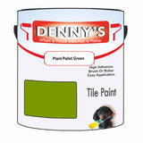 Denny's Tile Paint For Commercial Areas Colour- Plant Pallet Green - High-Traffic Durable Easy-Clean