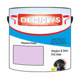 Denny's Plastic Paint For Windows Colour- Plasma Violet - Weatherproof Fade-Safe Upvc