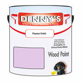 Denny's Wood Paint For Doors Colour- Plasma Violet - Scuffproof Weatherproof Smooth