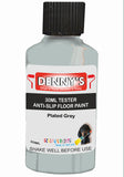 Denny's Floor Paint For Grip Coating Colour- Plated Grey - Anti-Slip Hardwearing Safe