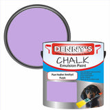 Denny's Chalk Paint For Ceilings Colour- Plum Heather Amethyst Purple - Matte Stain-Hide Ceiling