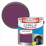 Denny's Chalk Paint For Furniture Colour- Plum Lavender Purple - Matte Scuffproof Refresh