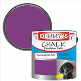 Denny's Chalk Paint For Walls Colour- Plum Lilac Lavender Purple - Matte Wipe-Clean Coverage