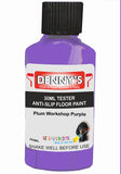 Denny's Floor Paint For Grip Coating Colour- Plum Workshop Purple - Anti-Slip Hardwearing Safe