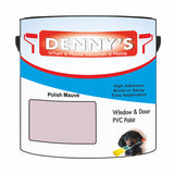 Denny's Plastic Paint For Windows Colour- Polish Mauve - Weatherproof Fade-Safe Upvc