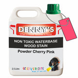 Denny's Stain Paint For Fences Colour- Powder Cherry Pink - Weatherproof Uv-Safe Protect