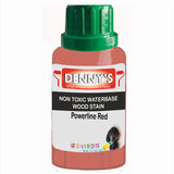 Denny's Stain Paint For Fences Colour- Powerline Red - Weatherproof Uv-Safe Protect
