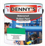 Denny's Waterpoof Paint For Ponds Colour- Pressure Alloy Green - Waterproof Fish-Safe Leakstop