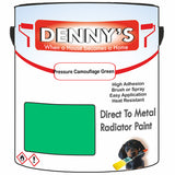 Denny's High Temp Paint For Grilles Colour- Pressure Camouflage Green - Heatproof Rustguard Durable