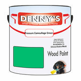 Denny's Wood Paint For Decking Colour- Pressure Camouflage Green - Anti-Slip Weatherproof Durable