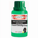 Denny's Stain Paint For Fences Colour- Pressure Camouflage Green - Weatherproof Uv-Safe Protect