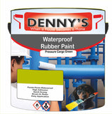 Denny's Waterpoof Paint For Ponds Colour- Pressure Cargo Green - Waterproof Fish-Safe Leakstop