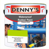 Denny's Waterpoof Paint For Ponds Colour- Pressure Green - Waterproof Fish-Safe Leakstop