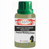 Denny's Stain Paint For Fences Colour- Pressure Workshop Green - Weatherproof Uv-Safe Protect