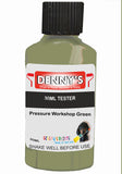 Denny's Floor Paint For Garages Colour- Pressure Workshop Green - Oilproof Tyre-Tough Hardwearing
