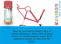 Bike Respray Aerosol Spray Paint  RAL3017 Rose (Pink)