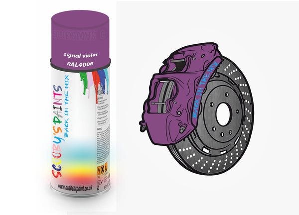 Brake Caliper Paint For Mitsubishi Signal violet Aerosol Spray Paint RAL4008