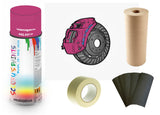 Brake Caliper Paint For Ford Telemagenta preparation Bare Metal Paint